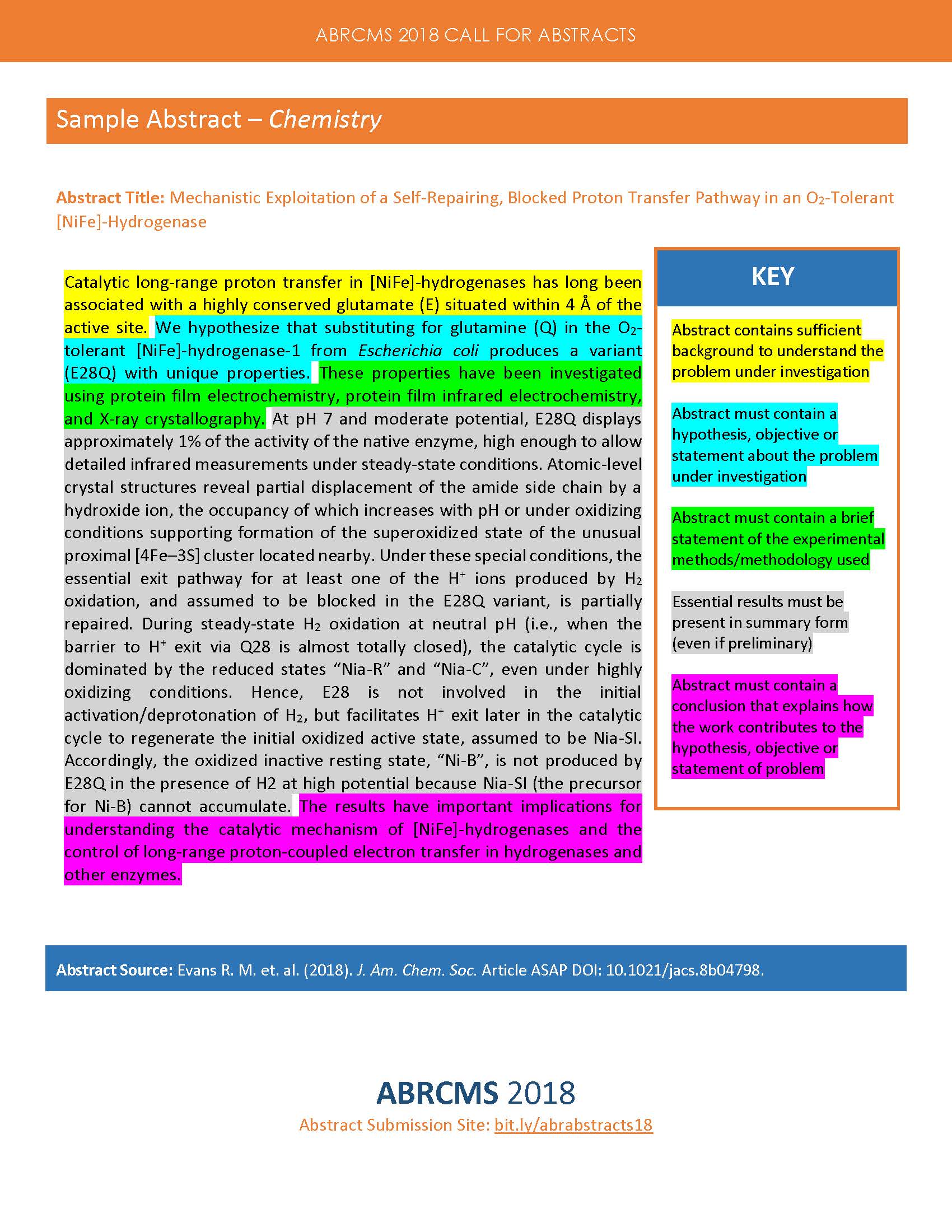 Sample Abstracts 2018 Chemistry